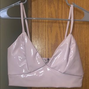 NEVER WORN pink crop top!